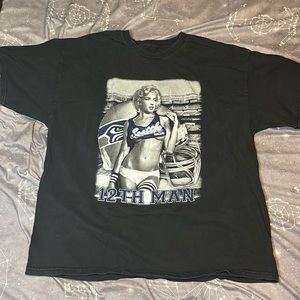 Marilyn Monroe Seattle Seahawks 12th man T-shirt